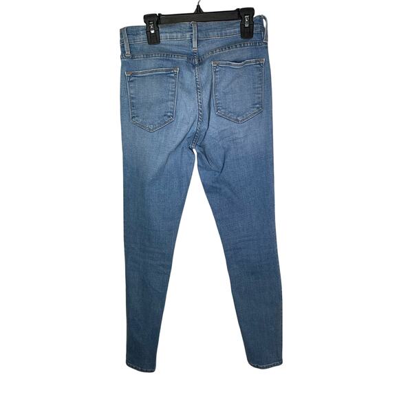 FRAME Le High Skinny Distressed Jeans Light Wash Women’s Size 26 High Rise Denim - Picture 2 of 12